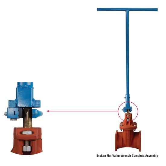 Broken Nut Valve Wrench Complete Assembly