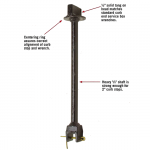 Centering Rod Adapter for 2 ½” Service Box