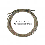 1/2″x 50′ Cable with 3:4 Pressed-On Stud