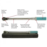 1/2″ Drive Micrometer Adjustable Torque Wrench