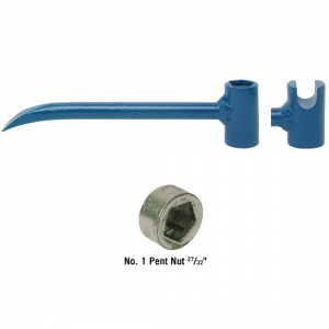 Meter Box Wrench #1 Pent Nut